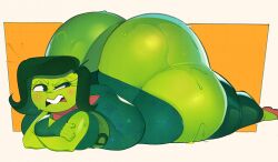 1girls artist_request crack_the_moon disgust_(inside_out) female huge_ass hyper_ass inside_out massive_ass sweat sweaty sweaty_butt tagme