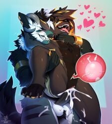 anthro anthro_only asphyxiation bodily_fluids bouncing_penis chokehold choking cum cum_in_pussy cum_inside cumshot dominant dominant_male drawpanther ejaculation from_behind_position from_the_back furry furry_female furry_male furry_only genital_fluids genitals hi_res impregnation male newgrounds_link orgasm_face ovum penetration penis penis_in_pussy pussy raised_leg sex size_difference snout sperm_cell sperm_meets_ovum tail tongue tongue_out vaginal vaginal_only