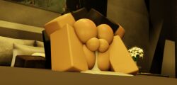 1boy 1girls 3d ass balls balls_deep cum cum_drip cum_inside female komthekat1 lestialrr34 male mating_press roblox roblox_avatar robloxian sex straight tagme zeta_(popsiclethekat)