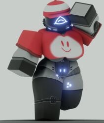 1girls 3d breasts female oc roblox robloxian robot robot_girl shirt tagme underboob unnamed_character vanilla1145