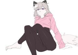 0r_unnamed female fur furry furry_only kloe_mone_(character) looking_at_viewer purple_eyes tagme wolf wolf_girl