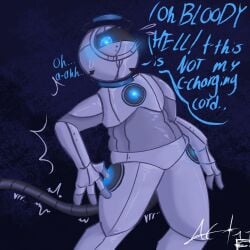 charger circle_head male male_submission non-human non-human_only penetration personality_core portal_(series) portal_2 robot vibrating vibrator wheatley