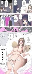 body_modification bug_girl cockroach_girl female fusion kojika merging multi_breast pussy pussy_mouth tagme transformation translated what