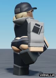 1girls 3d ass baseplate female original_character roblox robloxian solo_female tagme thighs vanilla1145 vanilla_(vanilla1145)