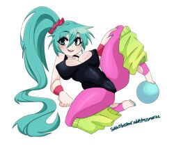 hatsune miku from vocaloid by missmorize