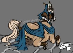 1futa balls centaur centaur_cleric futanari futataur gr00vyferret horsecock horsecock_futanari monster_girl penis