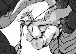 anal anal_sex angla1sol anthro anthro_on_feral belly belly_inflation belly_riding big_penis bodily_fluids bound cum cum_inside cum_through dragon duo female feral genital_fluids genitals hi_res inflation male male/female mythological_creature mythological_scalie mythology penetration penis scalie size_difference zoophilia