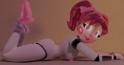 3d 3d_render animatronic animatronic_female animatronic_girl baby_(fnafsl) bed bedroom blender blender_(software) blender_cycles circus_baby circus_baby_(fnaf) five_nights_at_freddy's five_nights_at_freddy's:_sister_location fnaf fnafsl full_body fully_naked fully_nude happy hat_o8 looking_at_viewer model naked naked_female nude nude_female pink_eyes pink_hair pink_nipples pink_vagina pose posing robot robot_girl scottgames sister_location solo solo_female white_body