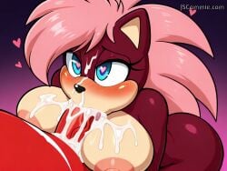 1boy 1boy1girl 1girls ai_generated anthro anthro_on_anthro anthro_penetrated anthro_penetrating anthro_penetrating_anthro bed bedroom bedroom_eyes big_breasts big_penis blowjob blowjob_face blue_eyes blush breasts canon_couple cheek_bulge couple cum cum_facial cum_in_mouth cum_inside cum_on_breasts cum_on_face curvy_figure deepthroat echidna excessive_cum fellatio female hands_on_breasts heart heart-shaped_pupils hedgehog hedgehog_girl irrumatio jscammie kneeling kneeling_oral_position kneeling_position knuckles_the_echidna magenta_fur male male/female mf muscular_male naked naked_female naked_male nude nude_female nude_male oral oral_penetration oral_sex penis pink_hair red_fur red_hair romantic_couple sega sonia_the_hedgehog sonic_(series) sonic_the_hedgehog_(series) sonic_underground