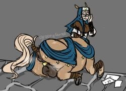 1futa balls centaur centaur_cleric futanari futataur gr00vyferret horsecock horsecock_futanari monster_girl penis