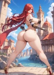 1girls ai_generated big_breasts erza_scarlet fairy_tail milf queen_of_sex_ai sexy