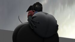 bbw big_breasts breasts female furry huge_breasts kingofthekabuto overweight queenofthekabuto tagme thick_thighs wide_hips