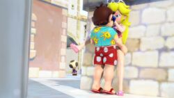 1boy 1boy1girl 1girls 3d 3d_animation against_wall animated ass_grab beach beachwear big_ass big_breasts big_penis blender bra canon_couple couple covering_mouth duo female glasses half_naked hiding holding_leg huge_cock human human_on_human leg_up light-skinned_female light-skinned_male light_skin male male/female mammal mario mario_(series) mature mature_female mature_male mature_man mature_woman multiple_angles nintendo outdoors partial_nudity partially_clothed penis penis_in_pussy princess princess_peach public public_sex romantic royalty self_upload sex shorter_male sound standing_on_one_leg standing_sex stealth_sex straight swimsuit swimwear tagme thepimp4565 toadsworth trying_to_be_quiet vacation veiny_penis video