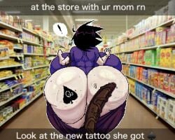 1boy1girl ass ass_tattoo big_ass big_breasts big_penis bull bull_pov curvy curvy_milf dark-skinned_male duo fat_ass grocery_store huge_breasts huge_cock huge_penis imminent_sex milf mother motherly_cuckold netorare ntr pants_down penis phone_camera phone_screen pulling_down_pants queen_of_spades spade_tattoo store tattoo teasing teasing_cuck_with_phone varix voluptuous voluptuous_milf wide_hips your_mom