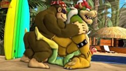 anal anal_penetration anal_sex animated ape ass big_penis bigger_penetrating_smaller bowser butt_sex cum cum_in_ass cum_inside cum_leaking_out_of_anus donkey_kong_(series) facesitting falcon funky_kong furry gay koopa male male/male male/male/male male_penetrating_male mario_(series) moonwulf nintendo penis rimjob rimming size_difference sparkx tagme threesome video