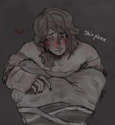 begging blowjob face_closeup gay homosexual jhin khada_jhin lukai_hwei male