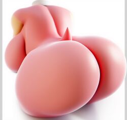 3d ai_generated amy_rose big_ass female masturbator sex_toy simple_background sonic_(series) sonic_the_hedgehog_(series) torso