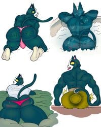 2023 absurd_res ahe_gao ahegao_face alien anthro ass ass avocato bara barazoku bed big_ass big_butt blue_body blue_fur bubble_ass bubble_butt bulge_through_clothing digital_drawing_(artwork) digital_media_(artwork) domestic_cat exhibitionism fat_ass felid feline final_space fur furry furryonline1 gay looking_at_viewer looking_back male male_only mammal moaning muscles muscular muscular_anthro muscular_back muscular_male nervous pants pink_thong plug_(sex_toy) pool sex_toy sex_toy_in_ass socks sweatdrop sweaty sweaty_ass sweaty_body sweaty_butt tail thick_ass thick_butt thick_thighs thong ventrexian white_background white_shirt writing_on_ass writing_on_body yellow_eyes