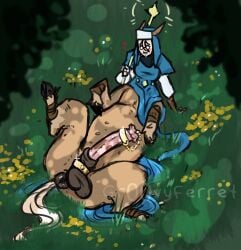 1futa balls centaur centaur_cleric futanari futataur gr00vyferret horsecock horsecock_futanari monster_girl penis