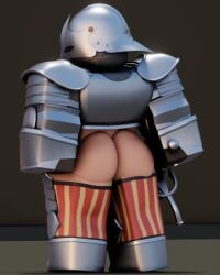 1girls 3d ass cosplay female knight original_character roblox robloxian tagme thighs vanilla1145 vanilla_(vanilla1145)