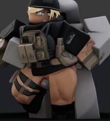 1boy 1boy1girl 1girls 3d anon bottomless breasts female holding male original_character penis penis_between_thighs pussy roblox robloxian tagme thighs vanilla1145 vanilla_(vanilla1145)