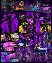2023 anal anal_sex captured cock_gag drone edging english_text fellatio gag generation_4_pokemon generation_7_pokemon goo_transformation hi_res hypnosis latex legendary_pokemon lock_symbol lucario lycanroc male male_only mind_control nintendo null_bulge oral orgasm_denial penetration penile penis pokemon pokemon_(species) riggedreded sex sex_toy sex_toy_insertion swallowing text toy transformation zeraora