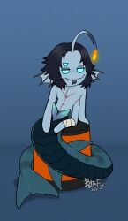 1boy 1monster 2025 2_penises 3_arms 3_eyes bandaged_arm black_hair blue_background blue_eyes blue_penis blue_skin boltheeye chibi chibi_style color colored dated digital digital_art digital_drawing digital_drawing_(artwork) digital_media digital_media_(artwork) diphallia diphallism ear_fins exposed_penis fingers fish_humanoid fully_nude furaffinity furaffinity_username genitalia genitals humanoid lure_(anatomy) male male_focus male_monster male_only merfolk merman monster monster_boy monster_male multi_arm multi_eye multi_genitalia multi_limb multi_penis naked naked_male non-human nonhuman nude nude_male penis penis_out precum pressure_(roblox) roblox roblox_game sebastian_solace serpentine short_hair simple_background snake_tongue solo solo_focus solo_male tail_fin tongue tongue_out watermark