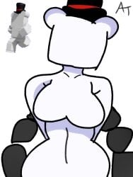 1girls artist_request bear bee_swarm_simulator faceless female furry no_face reference_image roblox roblox_game snow snowbear source_request tagme top_hat