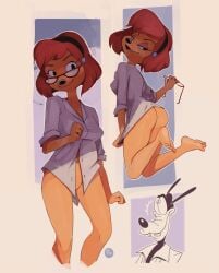an_extremely_goofy_movie disney edtropolis female_focus goof_troop goofy multiple_poses shirt_only shirt_open sylvia_marpole