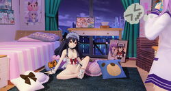 >_< 3girls areolae barefoot black_hair cpu_(neptunia) cpu_candidate d-pad d-pad_hair_ornament dogoo feet female female_only foot_fetish goddess hair_ornament indoors long_hair maid medium_hair multiple_girls naked nepgear neptune_(neptunia) neptunia_(series) nipples nude nude_female open_mouth purple_eyes purple_hair pussy red_eyes ribbon ribbons short_hair small_breast toes uni_(neptunia) video_games