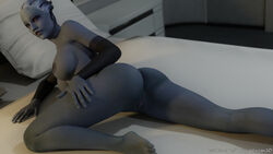 3d asari ass female larryjohnsonsfm liara_t'soni mass_effect pussy solo