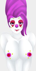 beehive_hairdo bubbles_(miycko) clown clown_girl clown_nose clussy clussy_fever miycko nidavellirstudios