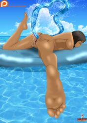korra from avatar legends by dinosknight