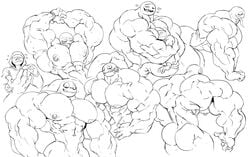 abs bara biceps hyper hyper_balls hyper_genitalia hyper_penis hyper_testicles male_only masturbation monochrome muscle muscles muscular muscular_arms muscular_legs muscular_male muscular_thighs nipples nude pecs peter_(your_boyfriend) remert sketch veins veiny_penis y/n_(your_boyfriend) your_boyfriend_(game)