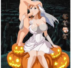 1girls animated batothecyborg big_ass big_breasts big_butt big_penis bleach bleach_brave_souls blowjob breasts cheating cheating_on_wedding_day cheating_wife cuckold deep_blowjob faceless_male fellatio female hair halloween head_grab hips inoue_orihime legs long milf netorare ntr oral orange orange_hair spread thick thighs thrusting_into_mouth tight_throat wedding_dress wedding_veil whentai wide wife