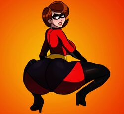 1girls artist big_ass big_butt broly_culo bubble_butt disney elastigirl female female_only helen_parr meme milf pixar shiftymermaid smooth_skin solo superheroine the_incredibles thick_thighs thunder_thighs