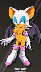 areolae bat black_background blue_eyes blue_eyeshadow boots breasts edit edited exposed_torso eyeshadow footwear gloves handwear lipstick mammal navel nipples nude nude_female oryononilocram pussy rouge_the_bat short_hair simple_background smiling sonic_(series) sonic_the_hedgehog_(series) sonic_x tail white_fur white_hair wings