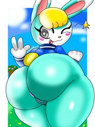 2021 animal_crossing animal_crossing_new_horizons animal_pussy anthro anus ass ass_focus asshole big_ass big_butt blazedscarf bunny_girl fat_ass furry nintendo pussy rabbit rule_63 sasha sasha_(animal_crossing) the_character_is_better_this_way thick_ass thick_thighs wide_hips