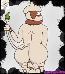 1boy anthro back back_view backsack balls big_ass big_butt canine feet furry furry_only looking_back male male_only pizzayafterdark pokemon shoulders smeargle solo solo_male tagme taint tongue tongue_out