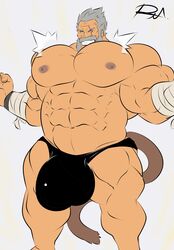 balls bara bulge dragon_ball dragon_ball_super dragon_ball_z flaccid gay male male_only muscles muscular paragus penis reclamon solo solo_male