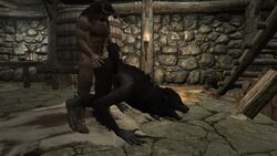 bethesda_softworks skyrim skyrim_werewolf straight the_elder_scrolls werewolf wolf