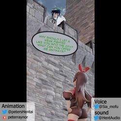 1boy 1futa 3d amber_(genshin_impact) anal animated balls big_penis brunette castle climbing climbing_wall clothed clothed_sex dark_blue_hair dialog dialogue dickgirl domination english_text erection femboy footwear futa_is_bigger futa_on_femboy futa_on_male futa_penetrating futa_penetrating_male futa_sans_pussy futadom futanari genshin_impact green_eyes heart heart_emoji hentaudio huge_cock huge_penis instant_loss_2koma kneesocks leggings light-skinned_futanari male male_dominated male_penetrated malesub mating_press pale-skinned_femboy pale-skinned_male pale_skin penis penis_out penis_size_difference perineum peterraynor shorter_than_30_seconds sia_mofu sound sound_effects stockings surprised taint text venti_(genshin_impact) video voice_acted wall