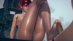 ai_shoujo footjob futa_on_female futanari illusion_soft soles tagme