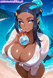 nessa (pokemon) from halloween by king ai