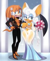 rouge the bat from sega by squish (artist)