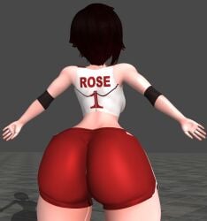 3d huge_ass ruby_rose rwby skuddbutt sporemanjake wide_hips