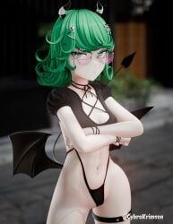 tatsumaki from one-punch man by cybrokrimson