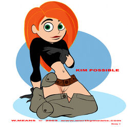 disney female female_only human kim_possible kimberly_ann_possible pussy solo straight_hair tagme worthy_means