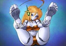 curly brace from cave story by puffypinkpaws
