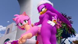 amy rose from sega by twintails3d